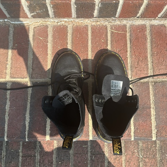 Dr. Martens 1460 Virgina Pascal black leather boots women’s - Picture 13 of 15